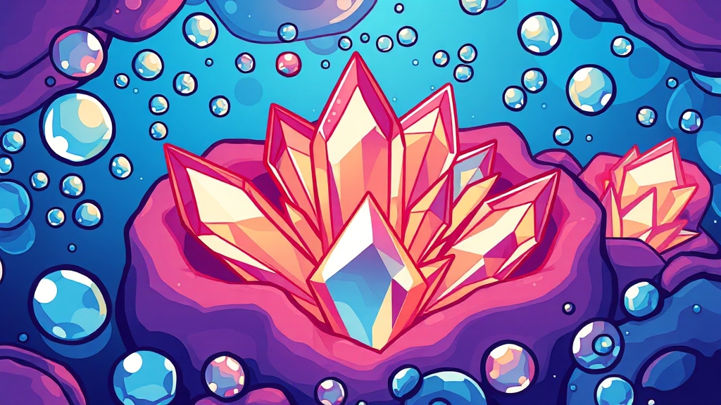 미네랄과 건강 (cartoon 스타일)