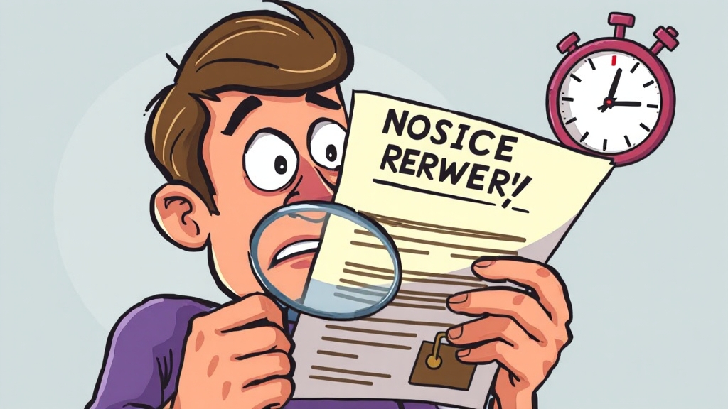 갱신 거절, 통보받았다면? (cartoon 스타일)