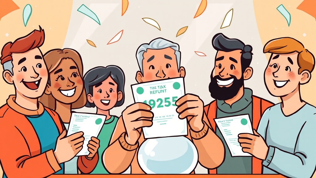 2025년 연말정산 미리보기 (cartoon 스타일)