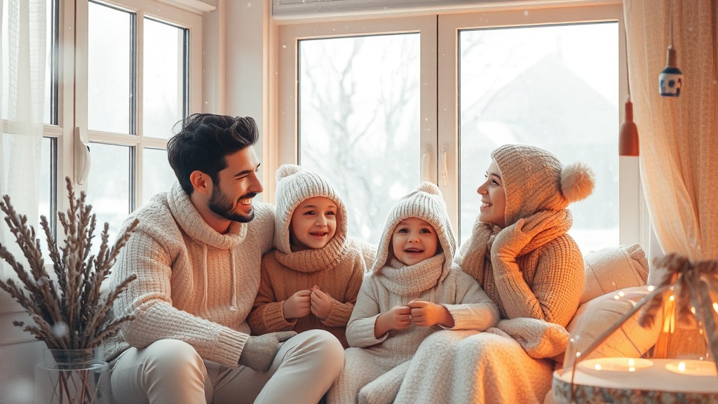 난방비 절약 꿀팁 대방출! (watercolor 스타일)