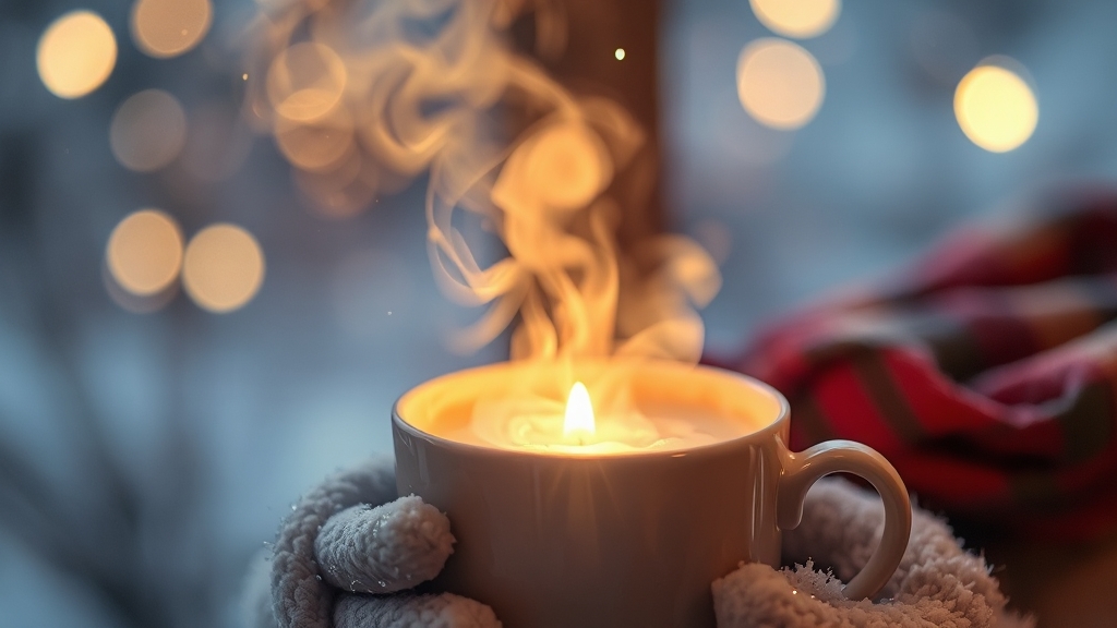 체온 유지와 에너지 소비 (watercolor 스타일)