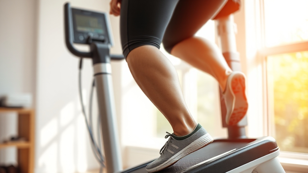 스탭퍼 운동, 왜 좋을까? (realistic 스타일)