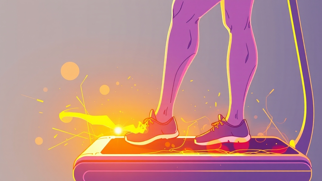 스탭퍼 칼로리 소모량 & 운동 시간 완벽 분석 (illustration 스타일)