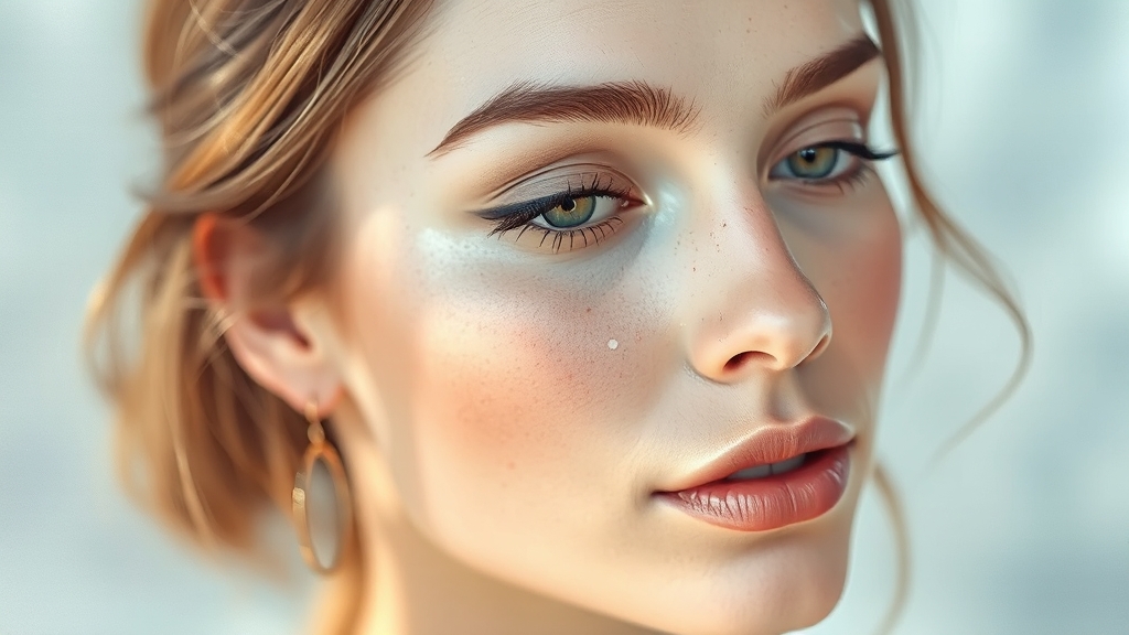 비건 화장품이란? (watercolor 스타일)