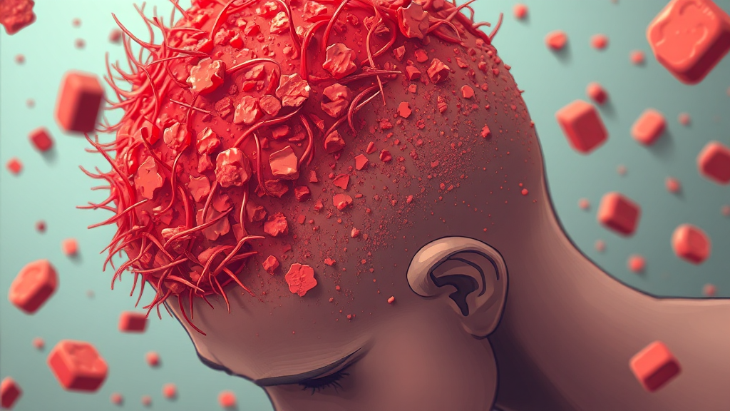 두피 건강, 탈모 관리의 시작 (illustration 스타일)