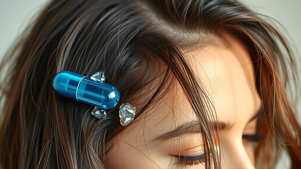 탈모 샴푸 사용 전후 비교 & 효과 분석 (realistic 스타일)