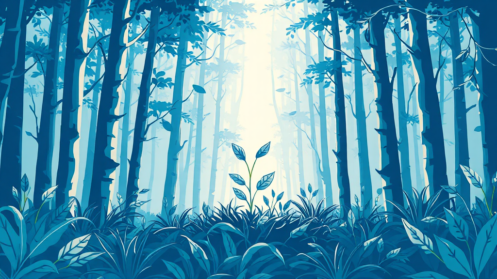 탈모, 꾸준한 관리로 극복! (illustration 스타일)