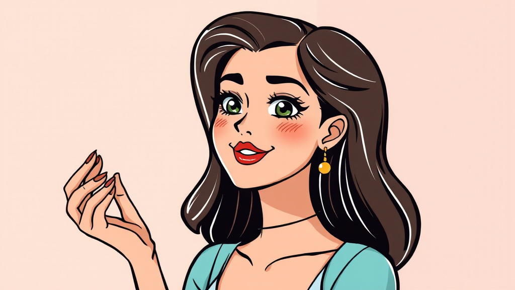 여성을 위한 아르기닌 효능 (cartoon 스타일)