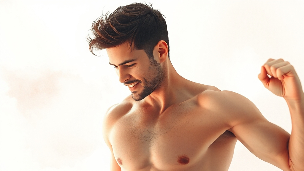 남성을 위한 아르기닌 효능 (watercolor 스타일)