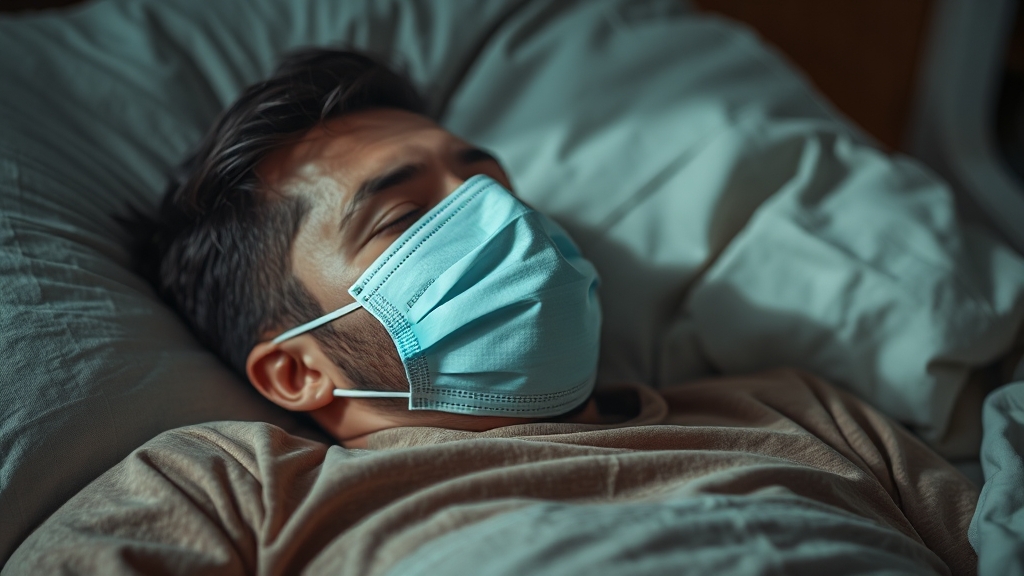 독감, 감기와 어떻게 다를까? (realistic 스타일)