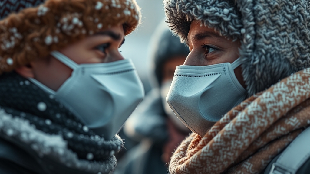 마스크, 왜 써야 할까요? (realistic 스타일)