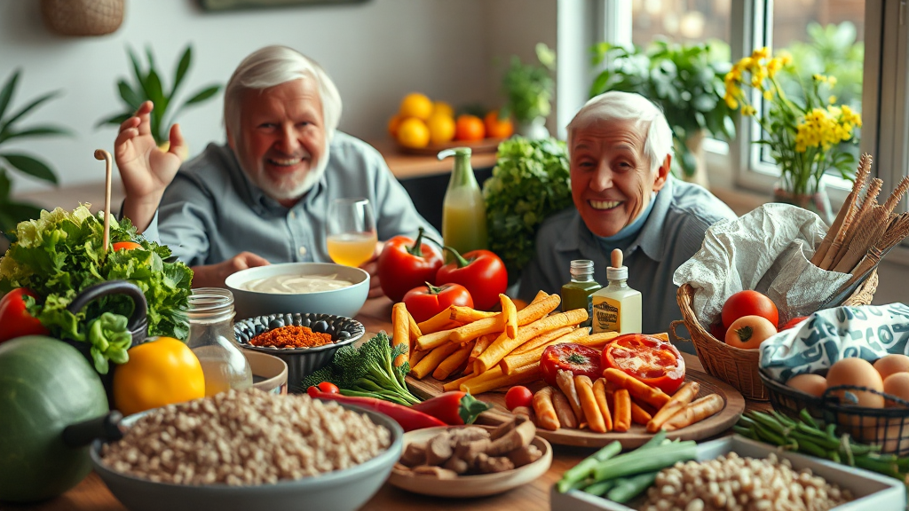 균형 잡힌 식단, 이렇게 구성하세요! (realistic 스타일)
