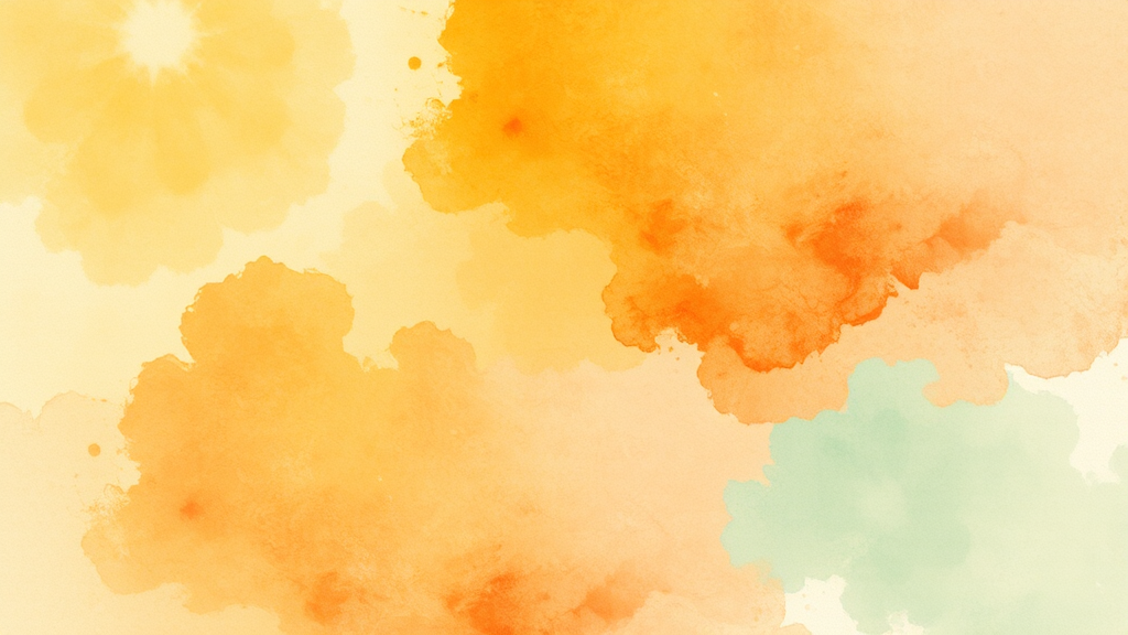 유자, 이렇게 즐겨보세요! (watercolor 스타일)