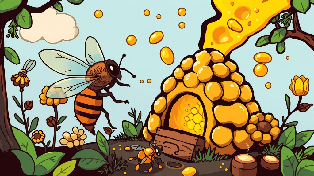 프로폴리스 종류별 특징 (cartoon 스타일)