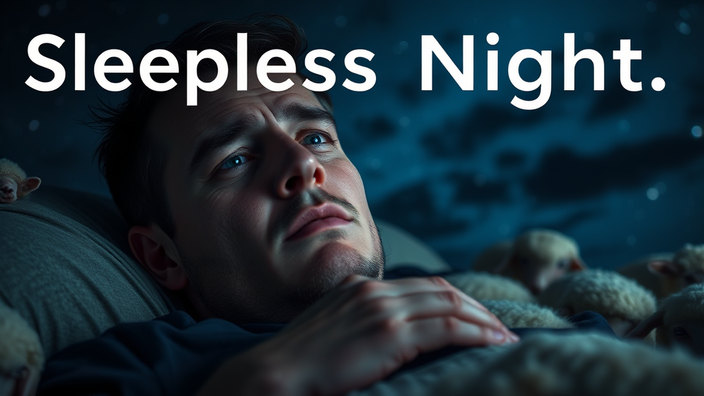 수면 문제란 무엇일까요? (realistic 스타일)
