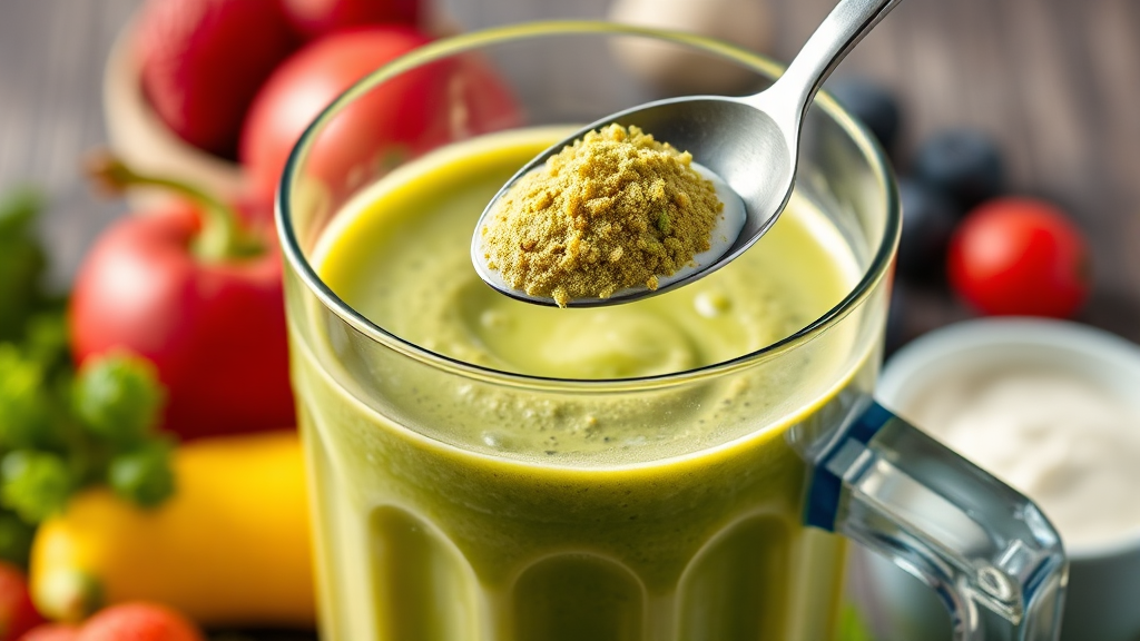 컬리케일 분말, 활용 레시피는? (realistic 스타일)