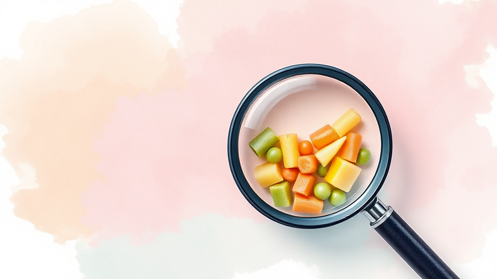 다이어트 간식, 왜 중요할까요? (watercolor 스타일)