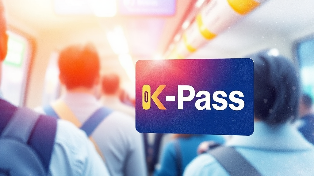 K-패스, 이렇게 신청하세요! (watercolor 스타일)