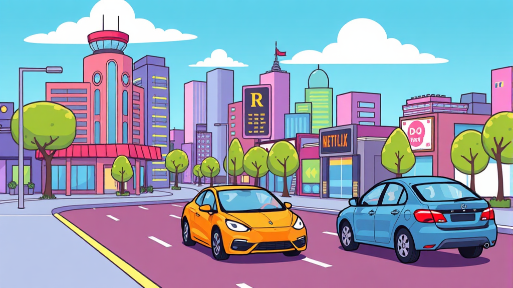 AI 현재 활용 사례 (cartoon 스타일)