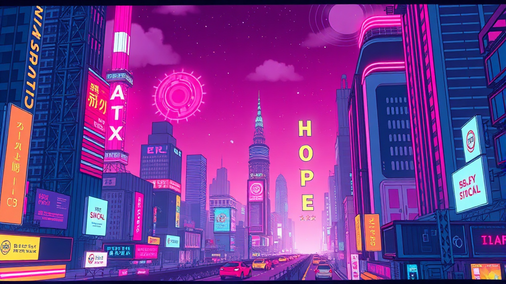 AI 미래 전망 (illustration 스타일)