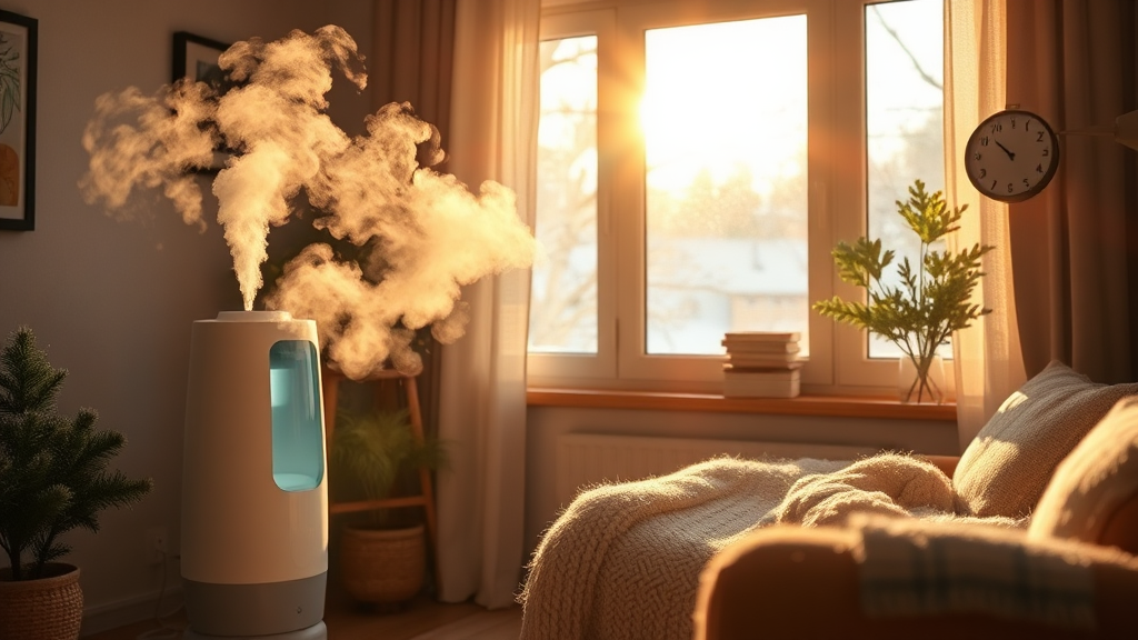 쾌적한 실내 환경 유지 (realistic 스타일)