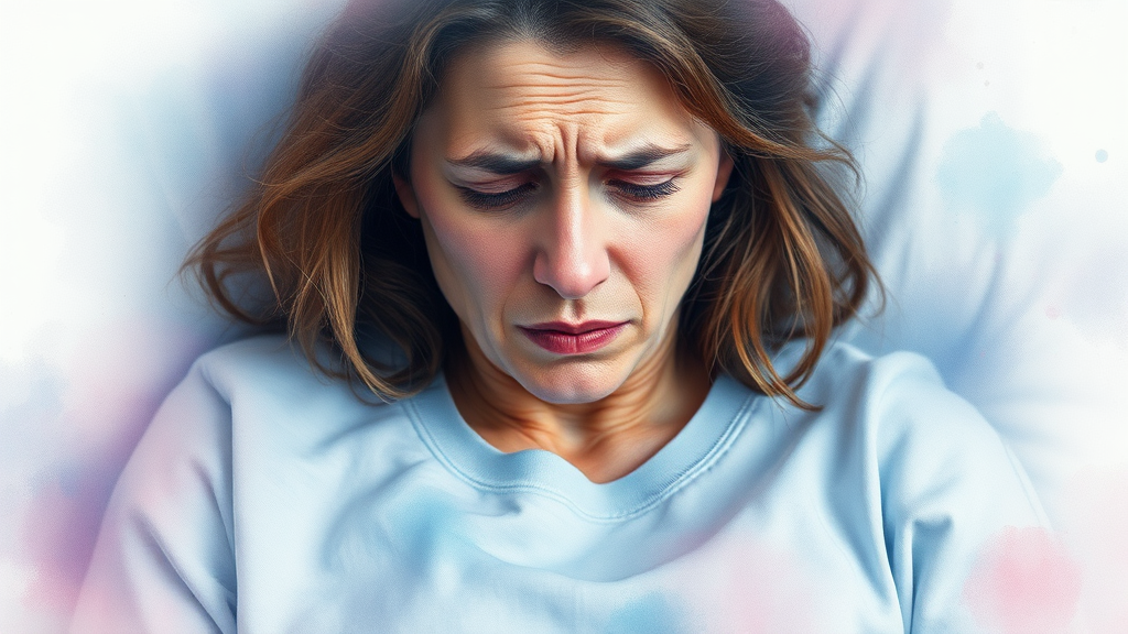 주요 증상 (watercolor 스타일)